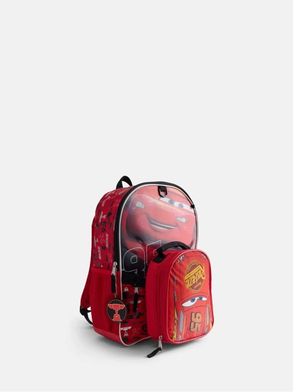 Cars Lightning McQueen Kids Backpack and Accessory Set - Red W6